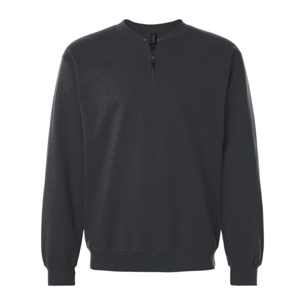 Unisex Softstyle® Midweight 1/4 Zip Sweatshirt Thumbnail